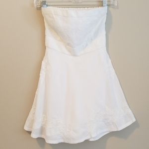 Abercrombie & Fitch white lace bodice dress